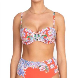 Johnny Was Drew Structured Bikini Top In Multi