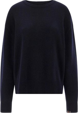 Extreme Cashmere N&deg;431 Mike Sweater - Dames - Ronde hals truien - Blauw - ONE Size - Wol - Truien & Vesten