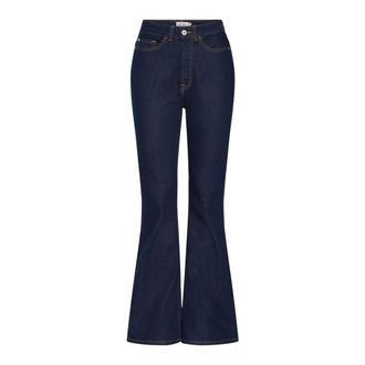 Ichi Ihtwiggy Pantalones Acampanados - Jeans - Mujer - Azul - W31 L30