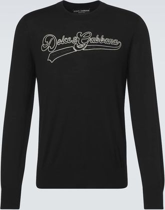 Dolce & Gabbana Logo virgin wool sweater