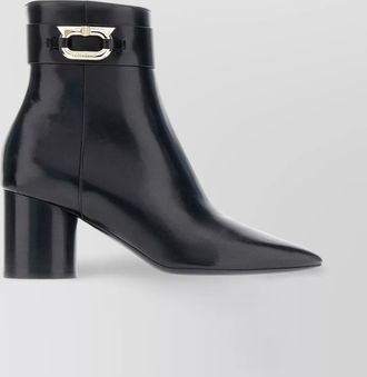 Ferragamo leather ankle boots