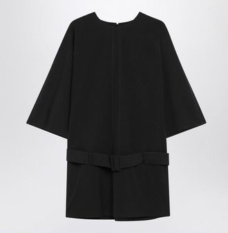 Maison Margiela Womens Black Wool-blend Mini Dress - Size EU 38 (Womens)