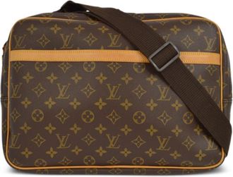 Louis Vuitton 2001 Reporter GM messenger bag - women - Leather/Canvas - One Size - Brown