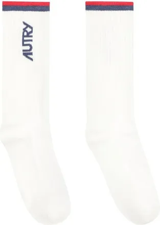 Autry Ondergoed, Heren, Wit, ONE Size, Katoen, Casual Athletic Socks