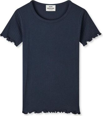 Mads Norgaard Dames, Tops, Blauw, Maat: S Katoen