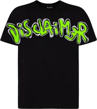 Disclaimer Urban Jersey Shirt - Heren - T-shirts - Zwart - XL - Katoen - Tops
