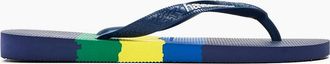 Havaianas Womens Womens Hav. Brasil Tech Ii Navy Blue 39 40 Flip Flops - Size: 7/6.5/6