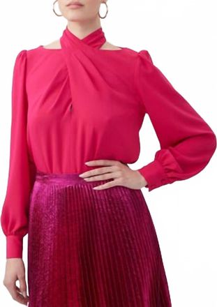 Trina Turk Womens Kanai Top In Fushia