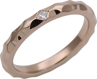 Louis Vuitton Pink Gold Pink Gold (18K) Band Ring (Pre-Owned)