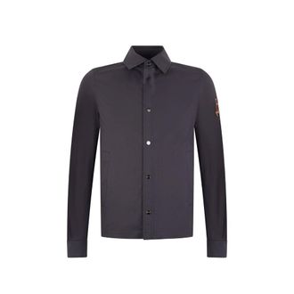 Herno Blue Cotton Shell Mens Jacket