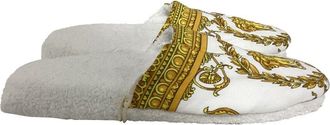 Versace Womens Cotton Baroque Slipper (Authentic Pre-Loved)