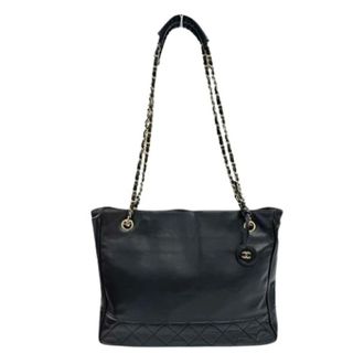 Chanel Pre-owned Tote Bags, female, Black, Size: ONE SIZE Pre-owned Vintage Tote Bag
