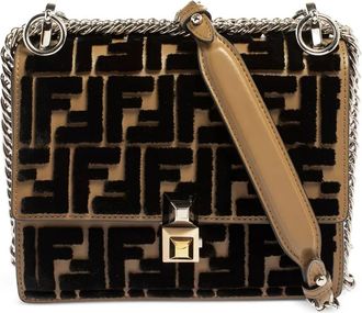 Fendi Borsa a spalla Kan Fendi - Nero