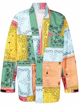 Marcelo Burlon Jack met bandanaprint - Rood