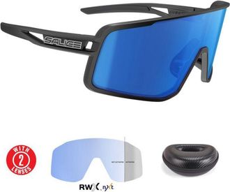 Salice 022 RWX 037 RW BLU Mens Sunglasses Black Size Standard