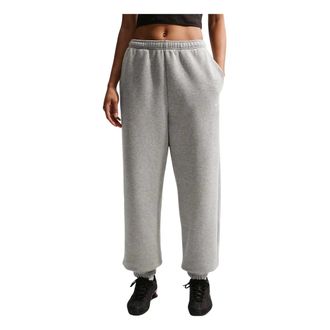 Nike Studio Fleece Medium-Weight High-Rise Cuffed Broeken - Dames - Sport - Grijs - Maat: XL Fleece