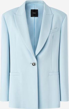Pinko Stretch Viscose Single-breasted Jacket