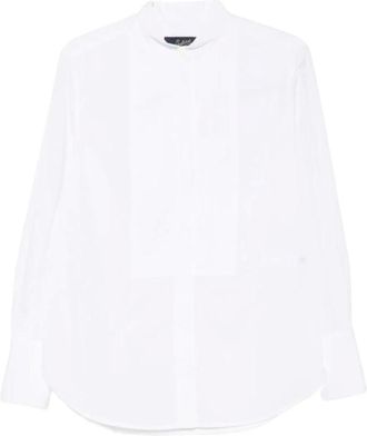 Seafarer Overhemden, Dames, Wit, M, Katoen, Bib Front Shirt