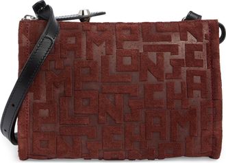 Longchamp Voyage Velvet Crossbody Bag in Brandy at Nordstrom Rack