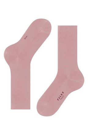 Falke Tiago Organic Cotton Dress Socks in Rose at Nordstrom, Size Medium