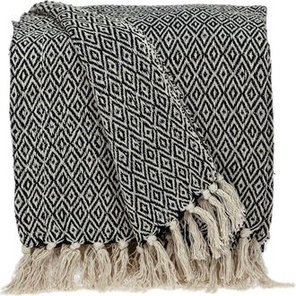 Parkland Collection Sasha Casual Beige 52 x 67 Woven Handloom Throw at Nordstrom Rack