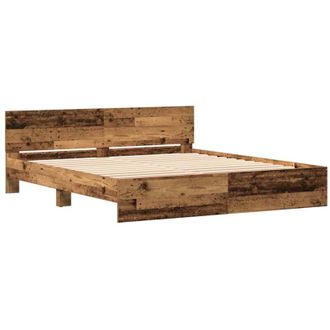 vidaXL Vidaxl - Marco De Cama Madera Vieja 180 X 200 Cm Madera Contrachapada