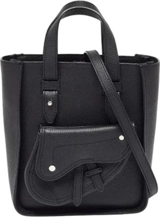 Dior Pre-owned Leather totes - Heren - Vintage Shopper - Zwart - ONE Size - Vintage