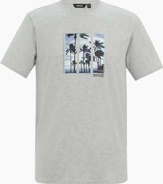 Regatta Mens Regatta Mens Cline IX Palm Tree T-Shirt - Grey - Size: 36