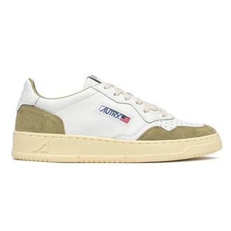 Autry Medalist Low Sneaker - Heren - Sneakers - Wit - 40 EU - Katoen - Schoenen