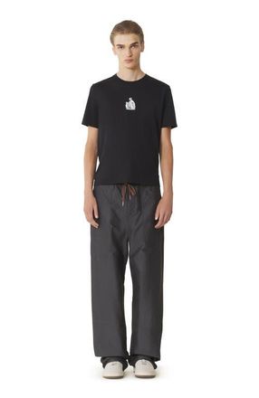 Lanvin Black Mother And Daughter T-Shirt at Nordstrom, Size Xx-Large