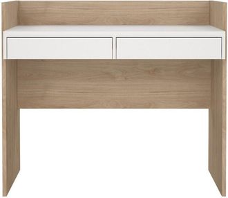 Furniture To Go Furniture To Go - Scrivania 2 cassetti rovere decorativo e bianco L102,1 cm - function