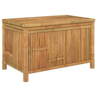 Berkfield Home Garden Storage Box 90x52x55cm Bamboo in Brown | Size: 90 x 52 x 55 cm