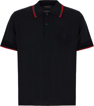 Gucci Tops, Heren, Blauw, XL, Polo