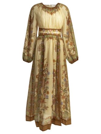 Zimmermann Langes Kleid Indra