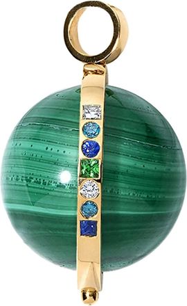 Devon Woodhill 18kt geelgouden Cosmic Spinner halsketting met hanger