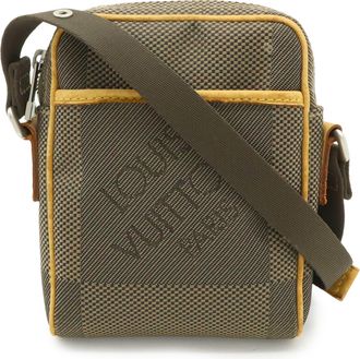 Louis Vuitton Earth Khaki Damier Geant Shoulder Bag (Pre-Owned)