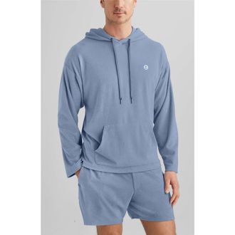 Tommy John Cabana Terry Hoodie in Rain Washed at Nordstrom, Size Xx-Large