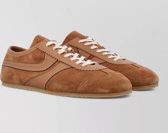 Dries Van Noten leather low-top sneakers