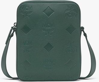 MCM Klassik Crossbody in Maxi Monogram Leather in Green at Nordstrom