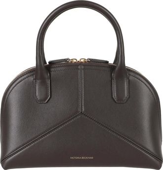 Victoria Beckham Doctor Bag Small - Dames - Tassen - Bruin - Maat: ONE Size Katoen