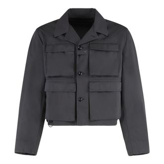 Christophe Lemaire Light Jackets, male, Gray, M, Short Utility Jacket