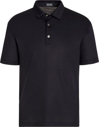Ermenegildo Zegna High Performance wool polo shirt - men - Wool - 3XL - Blue