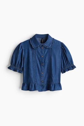 H&M Denimbluse - Blue