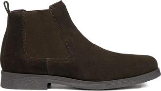 Geox Cl&aacute;udio pull-tab boots - men - Calf Suede/Fabric/Fabric/Polyurethane/Rubber - 40 - Brown