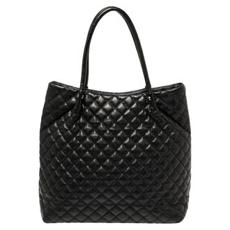 DKNY Dkny Black Leather Totes Bag