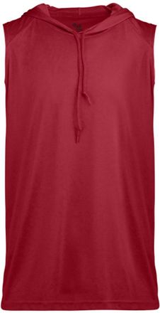 Badger Mens B-Core Sleeveless Hooded T-Shirt