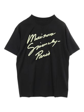 Givenchy 2020s embroidered T-shirt - men - Cotton - M - Black