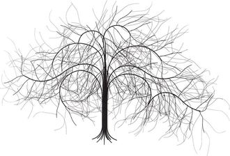 Torre & Tagus Tree Silhouette Metal Wall Decor