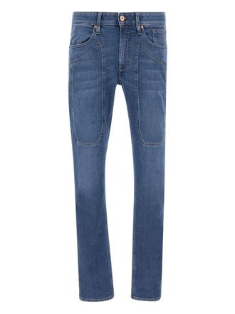 Jeckerson Jeans John con cuciture - Blu