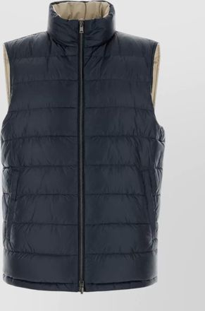 Herno nylon sleeveless down jacket